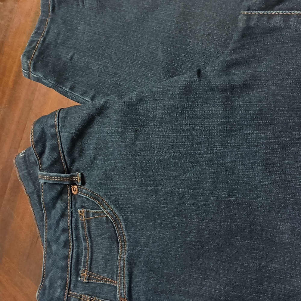 Maurice Denim High Rise Blue Jeans . Size XL Long